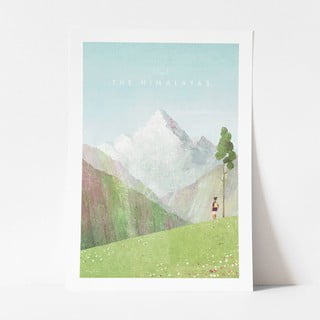 Plakát Travelposter Himalayas, 30 x 40 cm