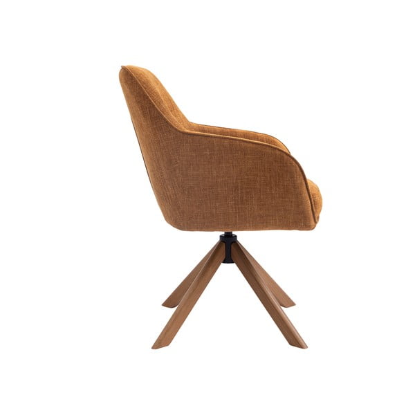 Oranžová čalouněná jídelní křesla v sadě 2 ks Avola – Unique Furniture-image-4