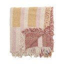 Hnědá deka z recyklované bavlny 130x160 cm Lane – Bloomingville