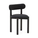 Černé jídelní židle z dubového dřeva v sadě 2 ks Nebai – Kave Home