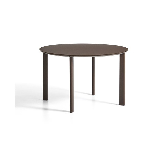 Kulatý zahradní jídelní stůl se skleněnou deskou ø 120 cm Erice – Kave Home