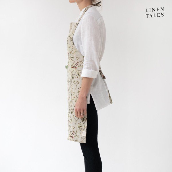 Lněná zástěra s vánočním motivem – Linen Tales-image-1