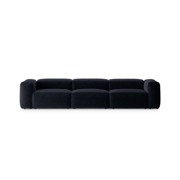 Tmavě modrá pohovka 364 cm Bergamo – Cosmopolitan Design