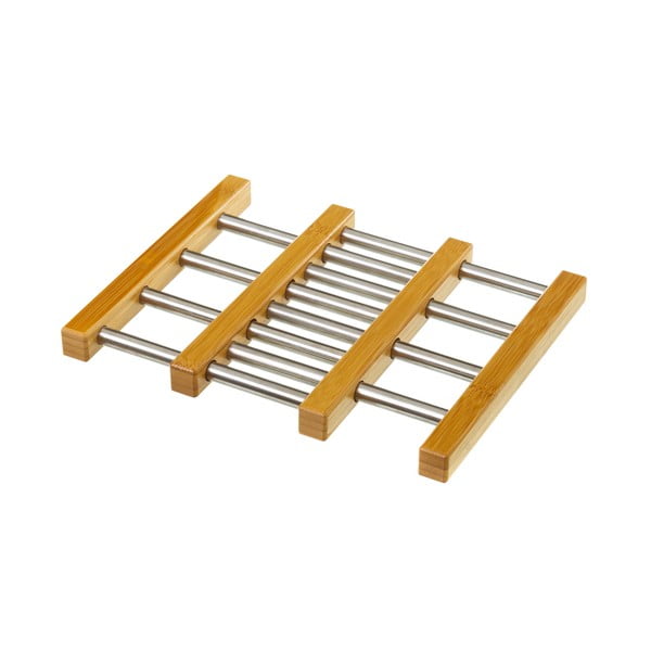 Nastavitelná podložka z bambusu a oceli pod horké nádoby Casa Selección-image-1