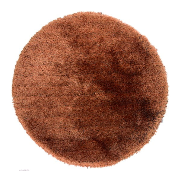 Kruhový hnědý koberec Flair Rugs Pearl, 150 cm