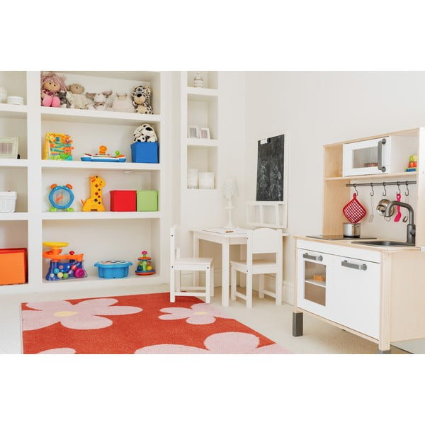 Červený/růžový dětský koberec 80x150 cm Lolly Coral – FD-image-1