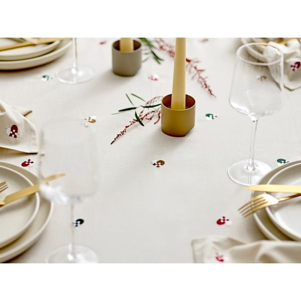 Bavlněný ubrus 140x220 cm Hearts Embloidery – Södahl-image-3