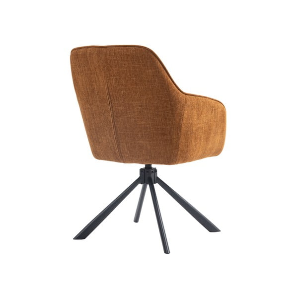 Oranžová čalouněná jídelní křesla v sadě 2 ks Avola – Unique Furniture-image-4