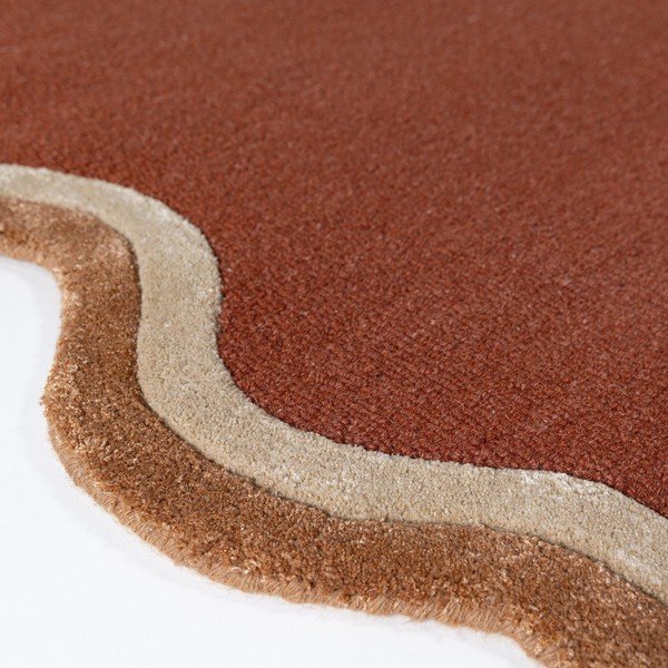 Ručně tkaný koberec s příměsí vlny v terakotové barvě 200x290 cm Rivo Wool – Flair Rugs-image-2