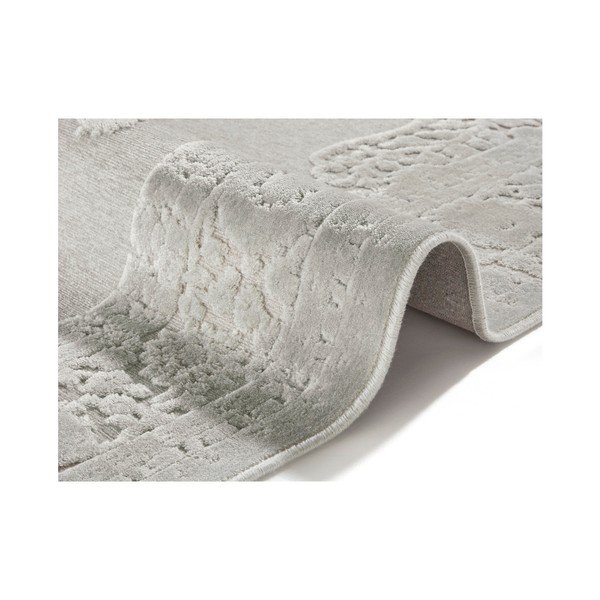 Šedý koberec z viskózy Mint Rugs Willow, 80 x 125 cm-image-2