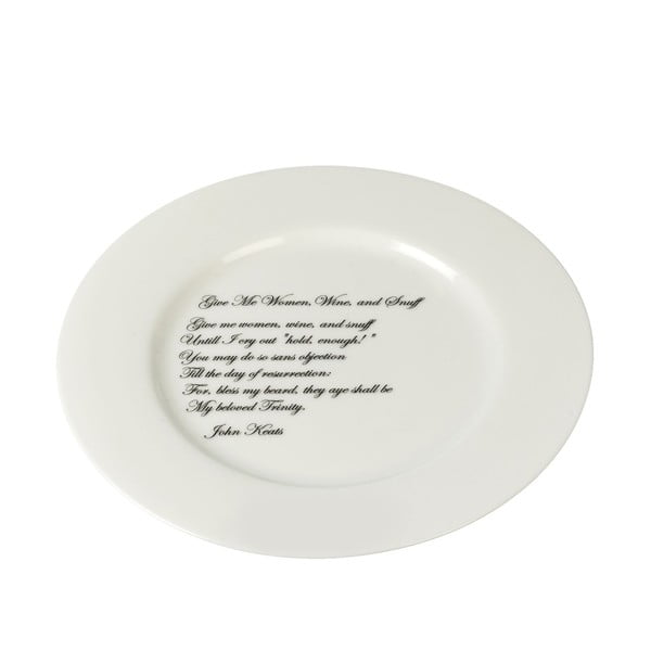 Porcelánový talíř Keats, 21 cm