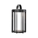 Černá venkovní LED lucerna na USB (výška 30 cm) Firefly – Zone