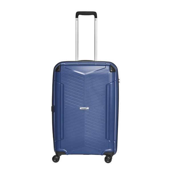 Modrý cestovní kufr Packenger, 71 l