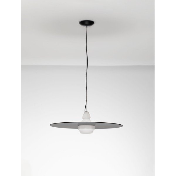Matně černé ocelové závěsné svítidlo ø 60 cm Lora – Nova Luce-image-4
