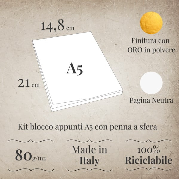 Poznámkový blok s propiskou 50 stránek formát A5 Alice – Kartos-image-2