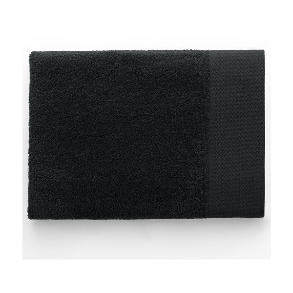 Černá froté bavlněná osuška 70x140 cm Amari – Restilo-image-3
