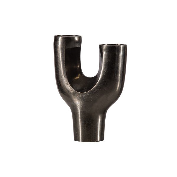 Černý kovový svícen WOOOD Don Y-image-2