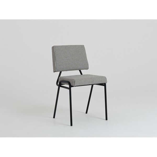 Bílo-černá jídelní židle Simple - CustomForm-image-1