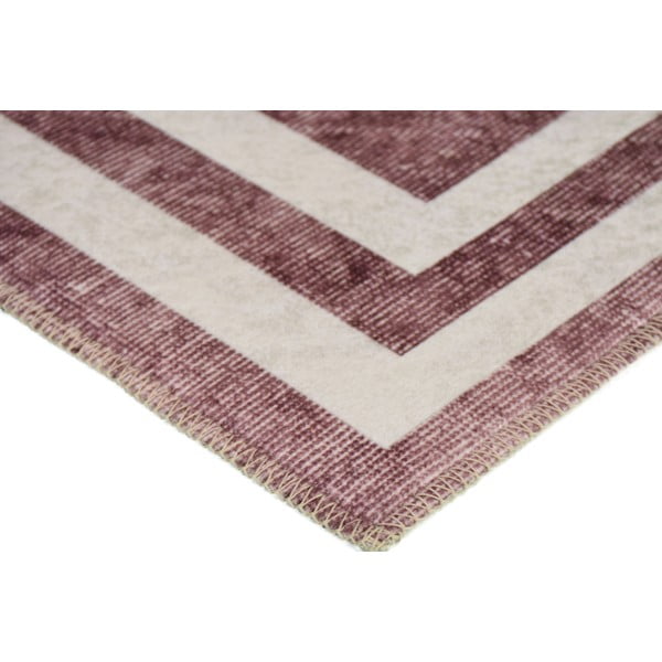 Červený pratelný koberec 180x120 cm - Vitaus-image-2