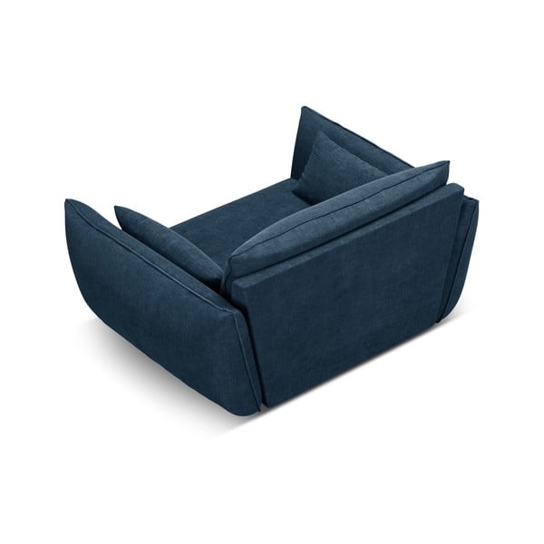 Tmavě modré křeslo Vanda – Mazzini Sofas-image-3