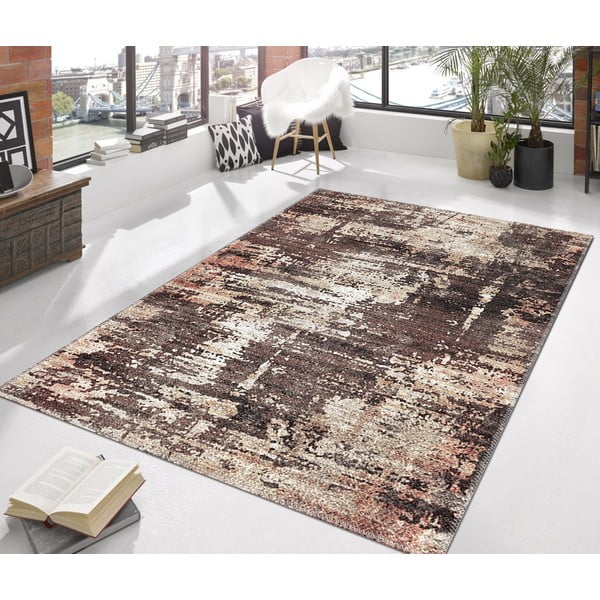 Hnědý koberec Vitaus Louis, 50 x 80 cm-image-3