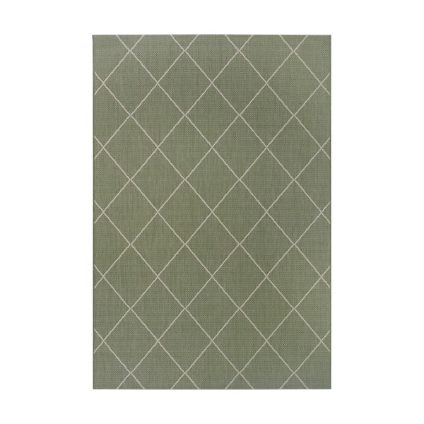 Zelený venkovní koberec Ragami London, 80 x 150 cm
