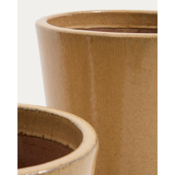 Keramické květináče v sadě 3 ks ø 47 cm Rotja – Kave Home-image-2