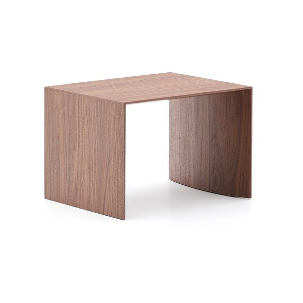 Odkládací stolek v dekoru ořechu 40x55 cm Litto – Kave Home