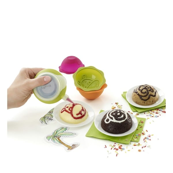 Hnědé zdobítko se 4 nástavci Lékué Decopen-image-2