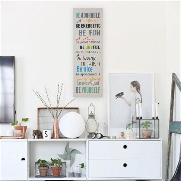 Obraz Really Nice Things Be Adorable, 30 x 90 cm-image-1