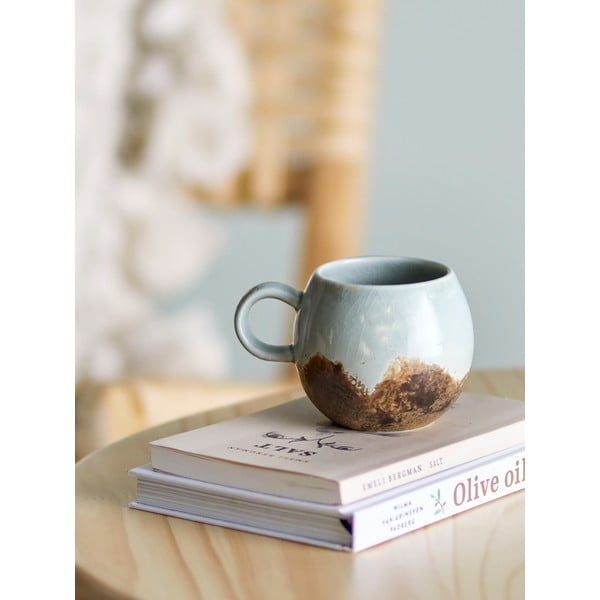 Hnědý/krémový keramický hrnek 280 ml Paula – Bloomingville-image-1