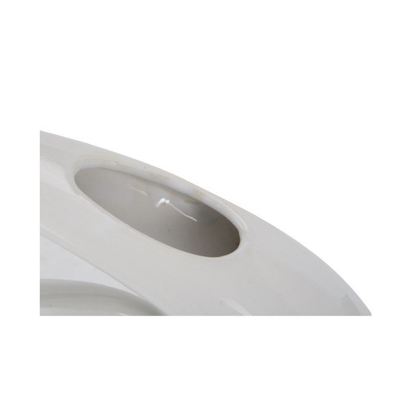 Bílostříbrná keramická váza Mauro Ferretti Bling-image-1