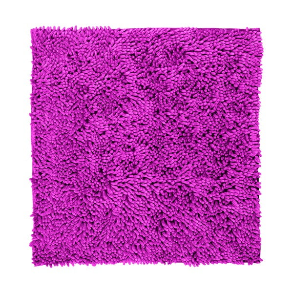 Růžový koberec ZicZac Shaggy, 60 x 60 cm