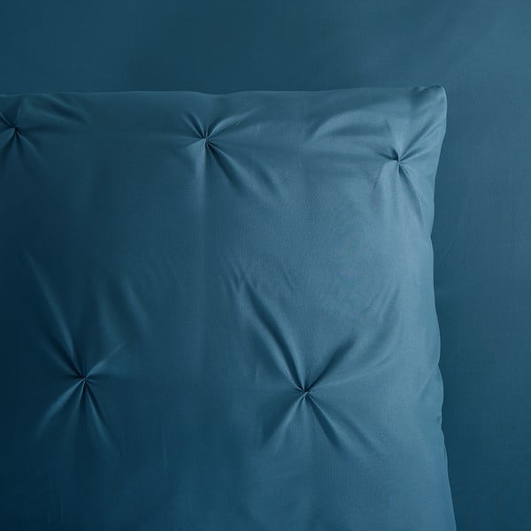 Prodloužené povlečení na jednolůžko z mikrovlákna v petrolejové barvě 140x220 cm Pure Elegance – Good Morning-image-2