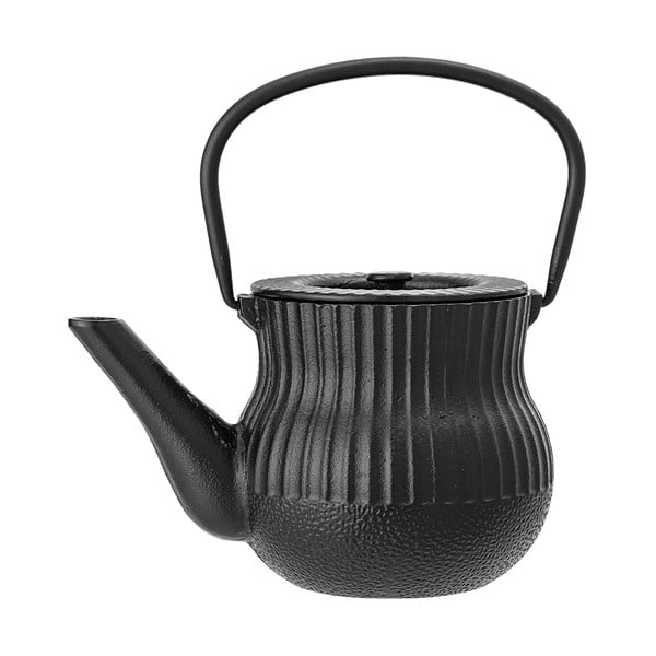 Černá litinová čajová konvice Bloomingville Luca, 850 ml