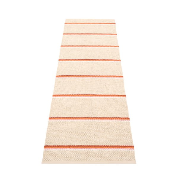 Vnitřní a venkovní běhoun v cihlové barvě/krémový 70x240 cm Olle Brick Cream – Pappelina