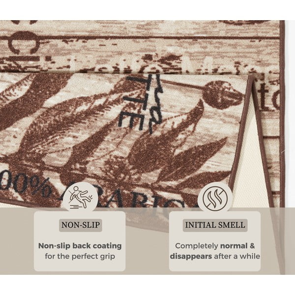 Hnědý kuchyňský běhoun Hanse Home Delicious Coffee, 67 x 180 cm-image-4