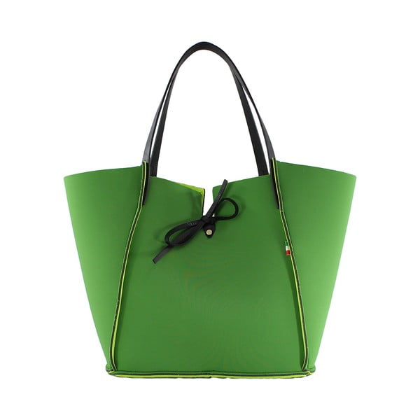Neoprenová kabelka Fiertes, zelená