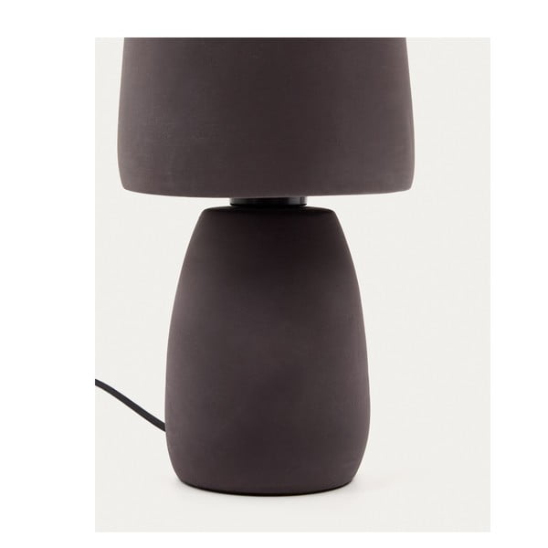 Tmavě hnědá stolní lampa (výška 30 cm) Tandy – Kave Home-image-2
