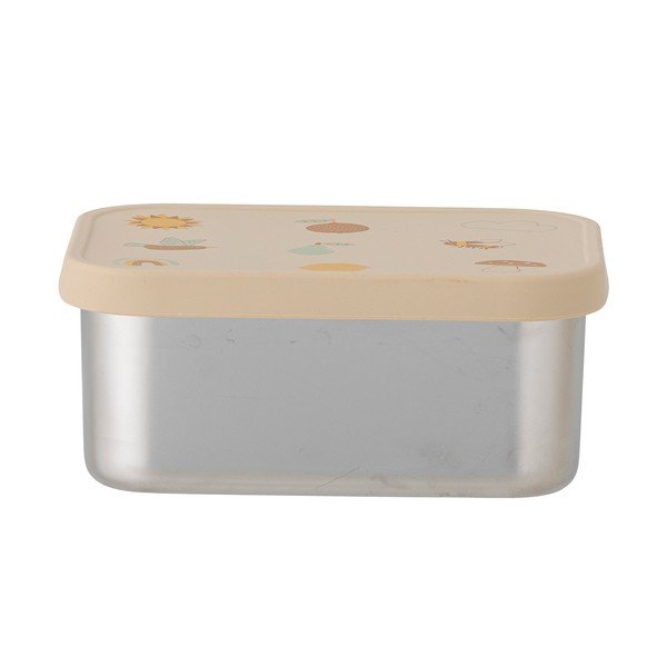Nerezový dětský svačinový box ve stříbrné barvě Agnes – Bloomingville Mini