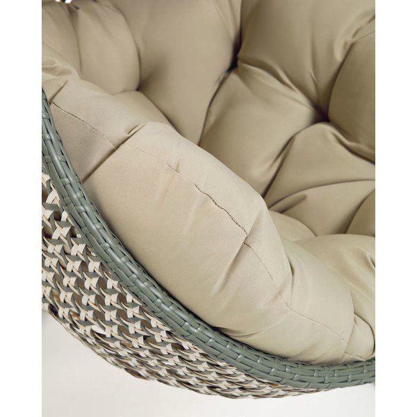 Závěsné zahradní křeslo se stojanem Kave Home Damila-image-4