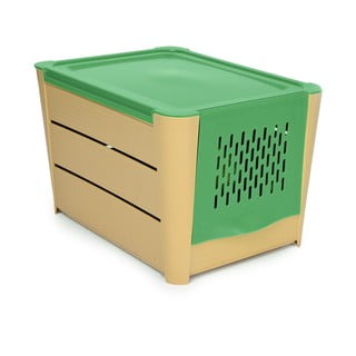 Hnědo-zelený úložný box na brambory Snips Potatoes