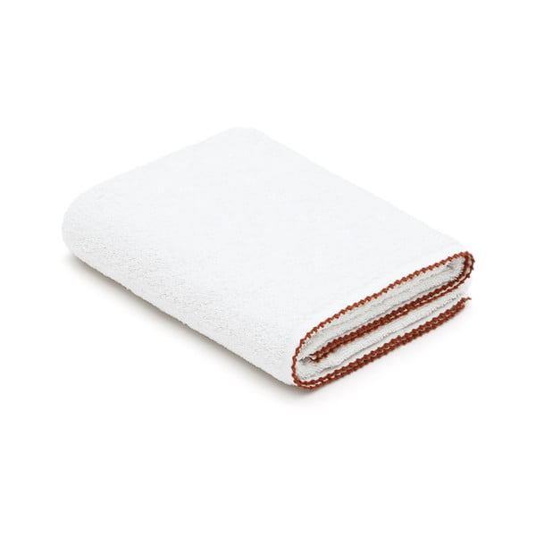 Bílý froté bavlněný ručník 50x90 cm Sinami – Kave Home
