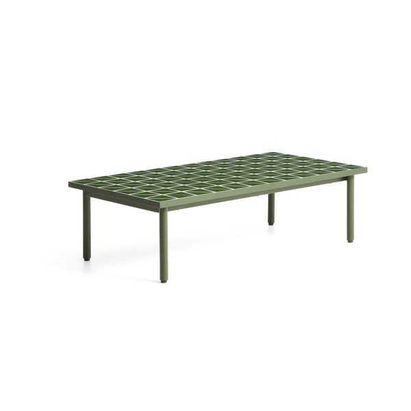 Zahradní konferenční stolek s keramickou deskou 61x122 cm Maurina – Kave Home