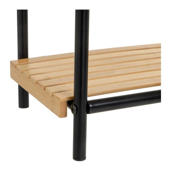 Bambusový regál v černo-přírodní barvě 41x77 cm – Casa Selección-image-1