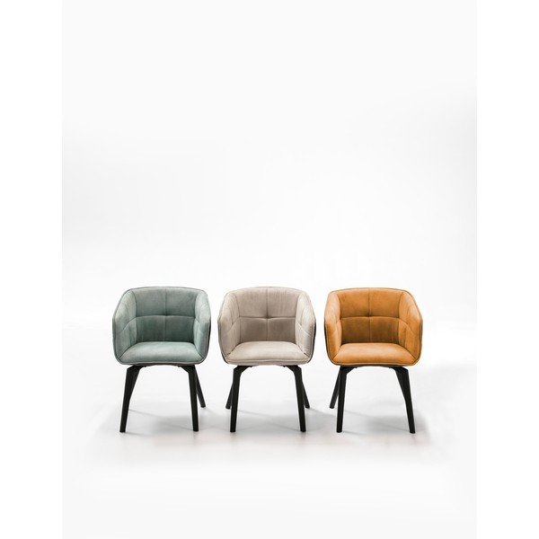 Modro-šedé křeslo Marckeric Herta-image-4