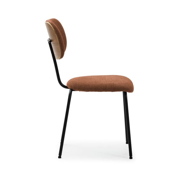 Jídelní židle v cihlové barvě v sadě 4 ks Dash – Marckeric-image-3