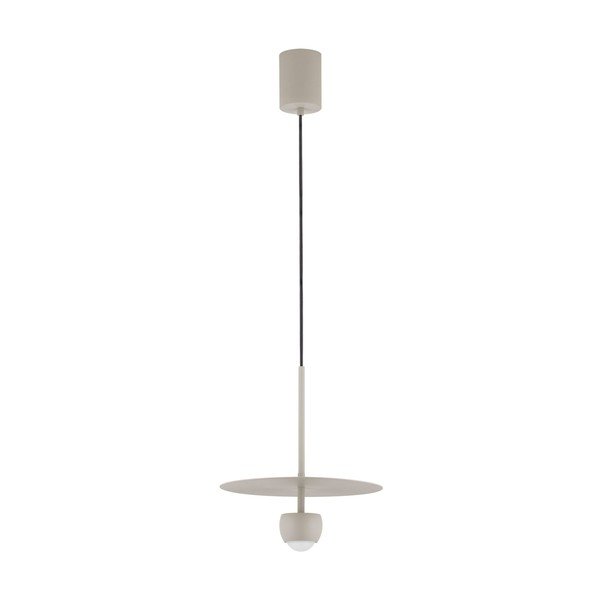 Béžové hliníkové LED závěsné svítidlo ø 30 cm Edem – Nova Luce