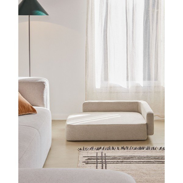 Béžový pelíšek pro psy 96x70 cm Bowie - Kave Home-image-3