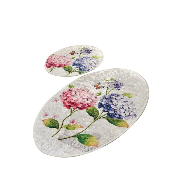 Koupelnové předložky v sadě 2 ks 60x100 cm Ortanca – Foutastic